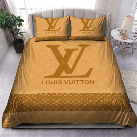 lv bedsheets|louis vuitton bedspread set.